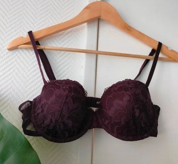 Soutien-gorge H&M lie de vin 95B