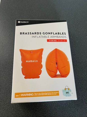 🧡 Brassards gonflables Nabaiji – Neufs sous boîte 🧡