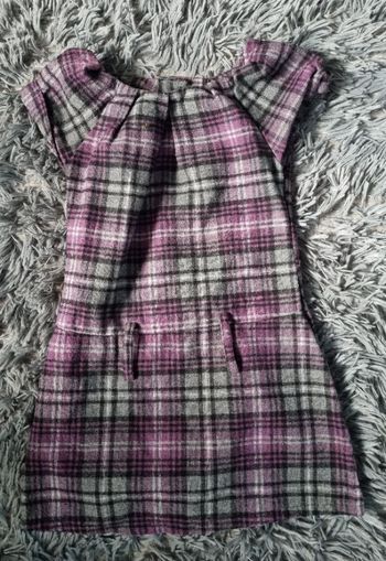 Robe à carreaux 4ans