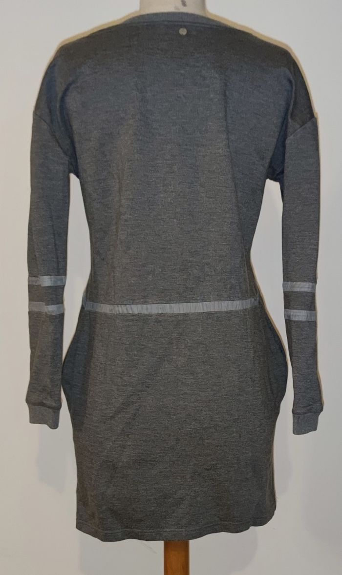 Robe Eleven Paris femme grise taille S manches longues très bon état - photo numéro 2