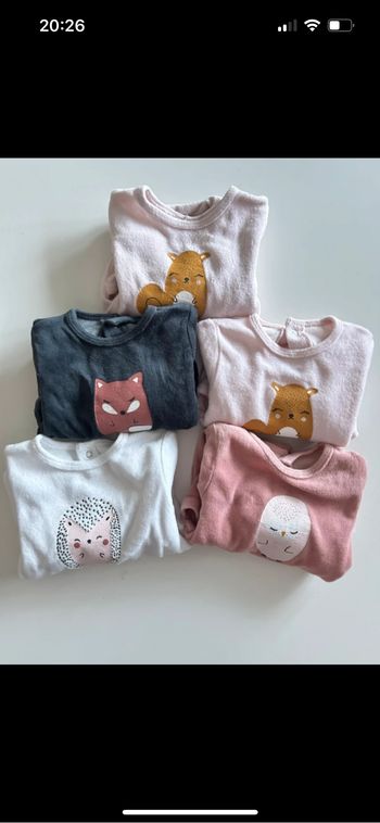 Lot de 5 pyjamas