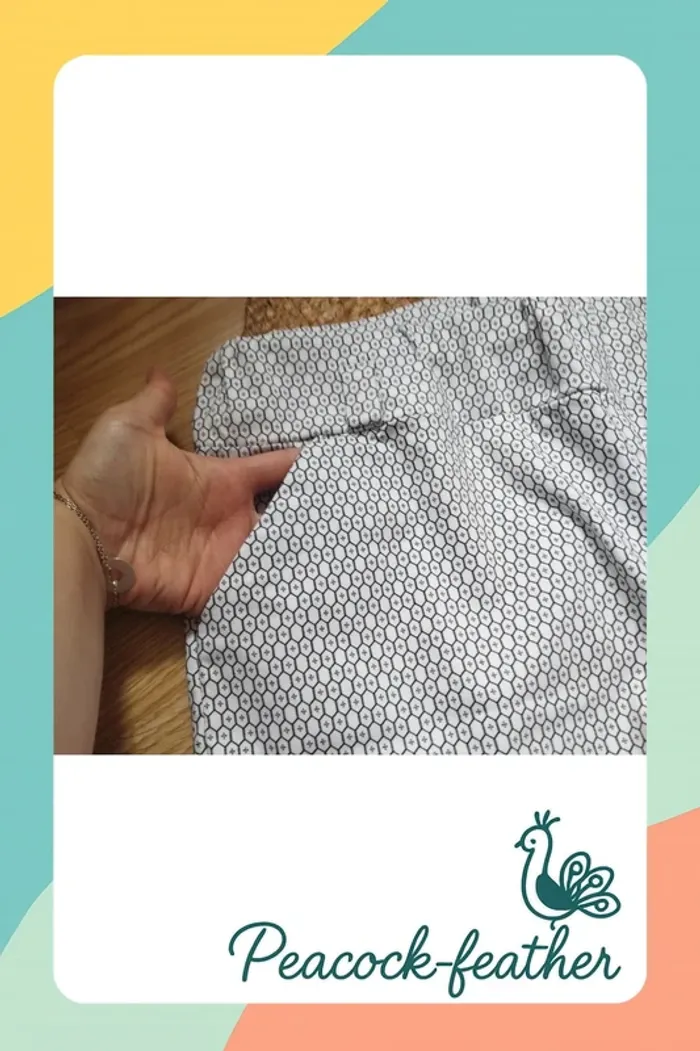 Pantalon blanc imprimé neuf 46 - photo numéro 4