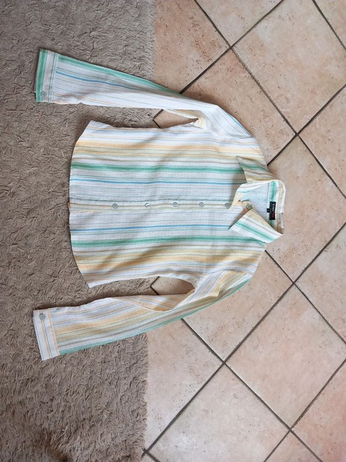 🎀chemise tunique coton elasthan T40 Cink ME - photo numéro 2