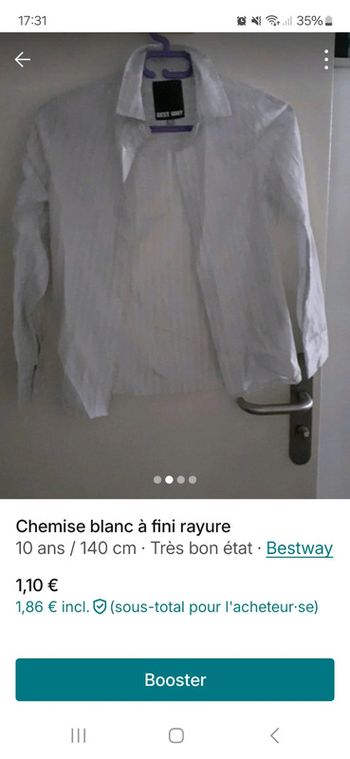 Lot 3 vêtements garçon 10ans