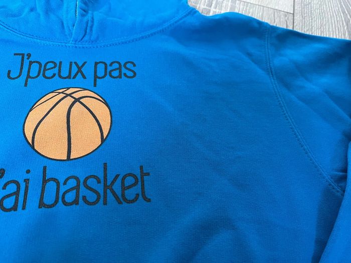 Sweat capuche garçon 12 ans basketball - photo numéro 2