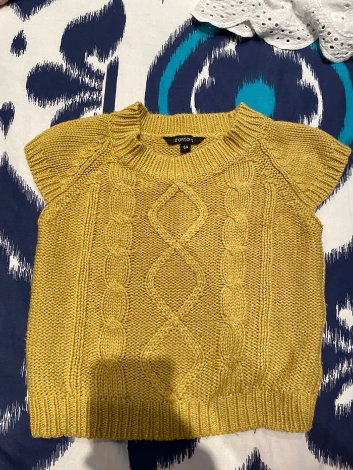 Pull sans manche