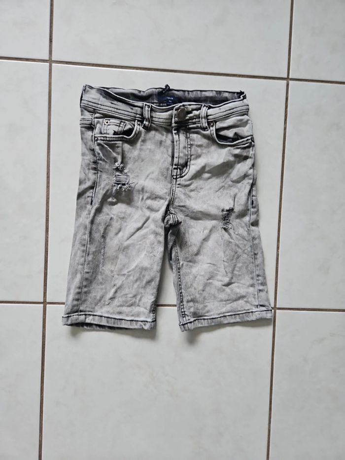 Bermuda en jean garçon 10 ans slim fit kiabi U23 - photo numéro 2