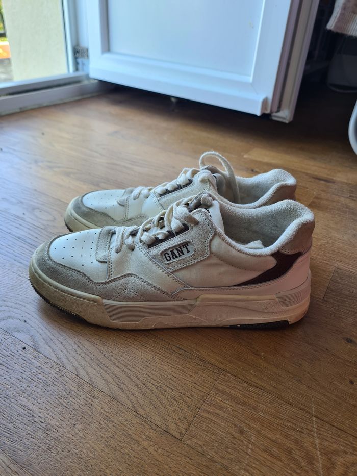 Basket femme beige - photo numéro 2