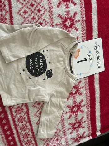 Tee shirt 1 mois