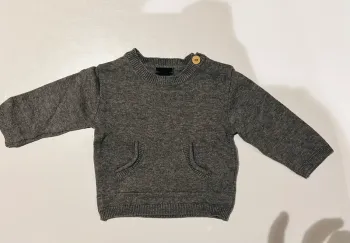 Pull gris garçon