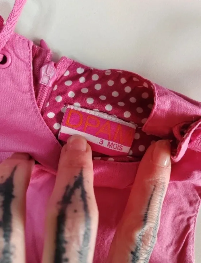Petite robe brodé - DPAm 3 mois - photo numéro 2