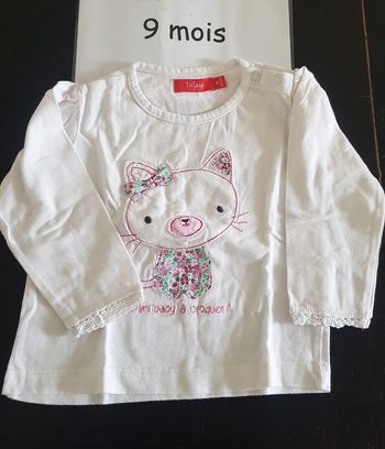 T-shirt mc Tissaia 9 mois