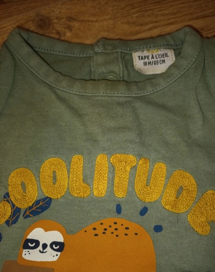 T shirt manches longues 18mois - photo numéro 2
