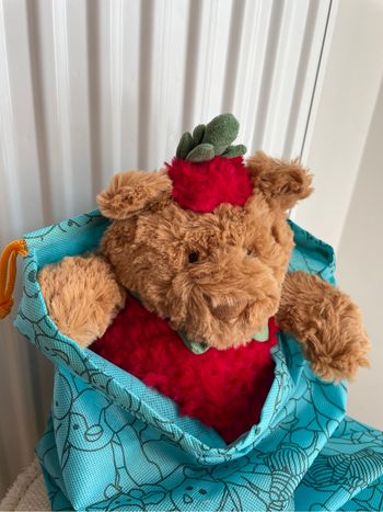 Peluche Jellycat Ours Bartholomew Fraise 🍓