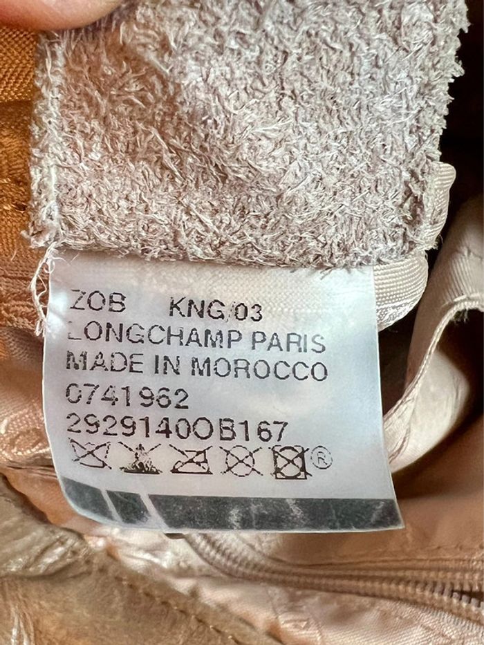 Sac Longchamp cuir beige - photo numéro 11
