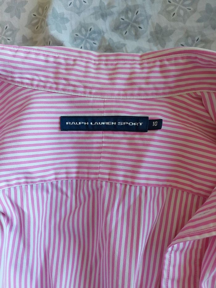 Chemise rayures rose - photo numéro 5