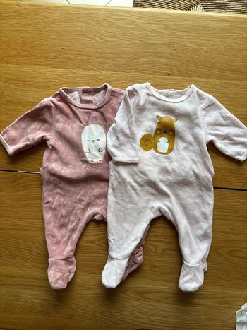 Lot de 2 pyjamas - 1 mois - La Redoute