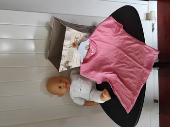 🌸 T-shirt rose fille – taille 6 ans 