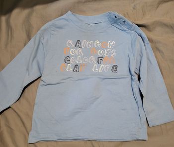 Tee-shirt bleu Carrefour