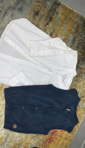 Ensemble, chemise+gilet