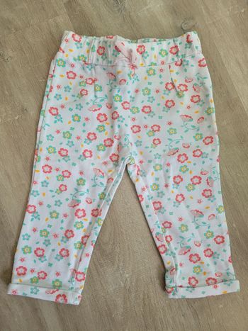Pantalon à fleurs