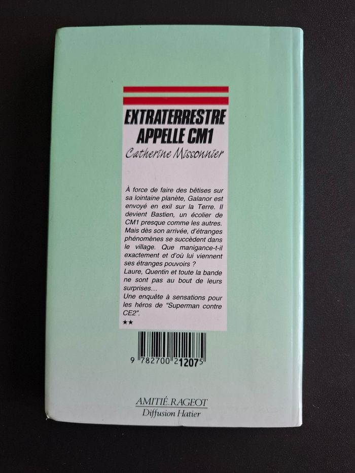 Livre Extraterrestre appelle CM1  de Catherine Missonnier en bon état - photo numéro 2