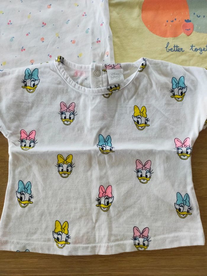 T-shirt fille été taille 9mois - photo numéro 2