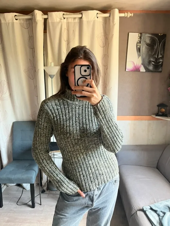 Pull laine vintage montagne y2k 2000yer - photo numéro 2