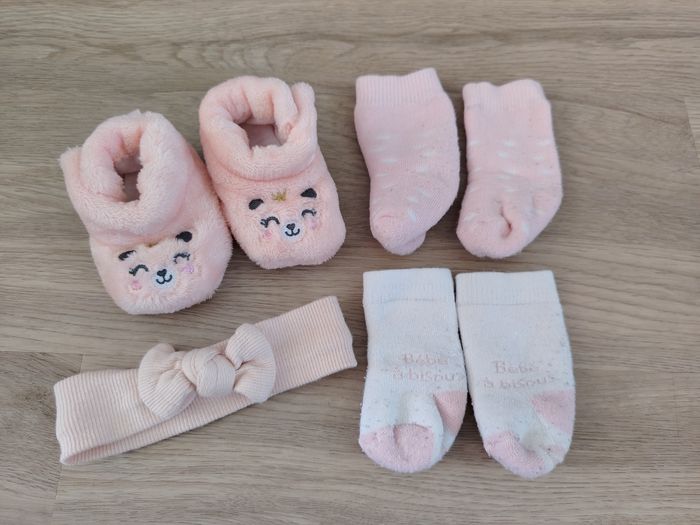 Chaussons bandeau chaussettes