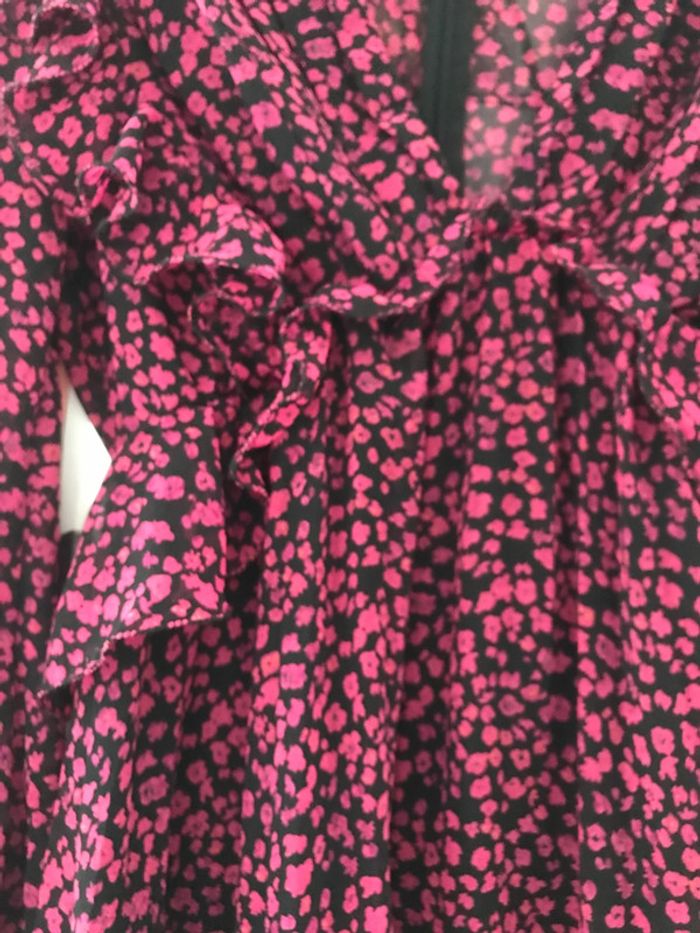 Robe fleurie The Kooples M rose - photo numéro 7