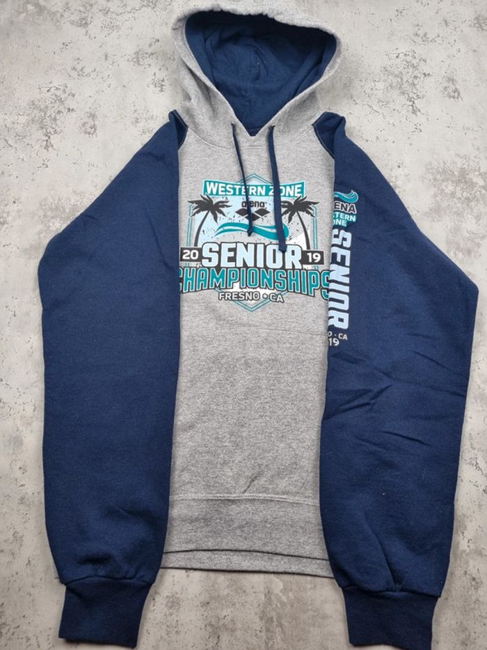 Pull à capuche universitaire Arena 2019 – Taille S Hommes - photo numéro 3