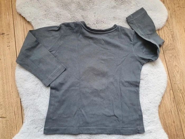 T.shirt manches longues gris Bout'chou 3 ans - photo numéro 3