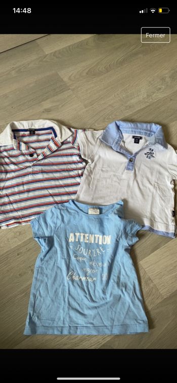 Lot polos et tee shirt été 12 mois