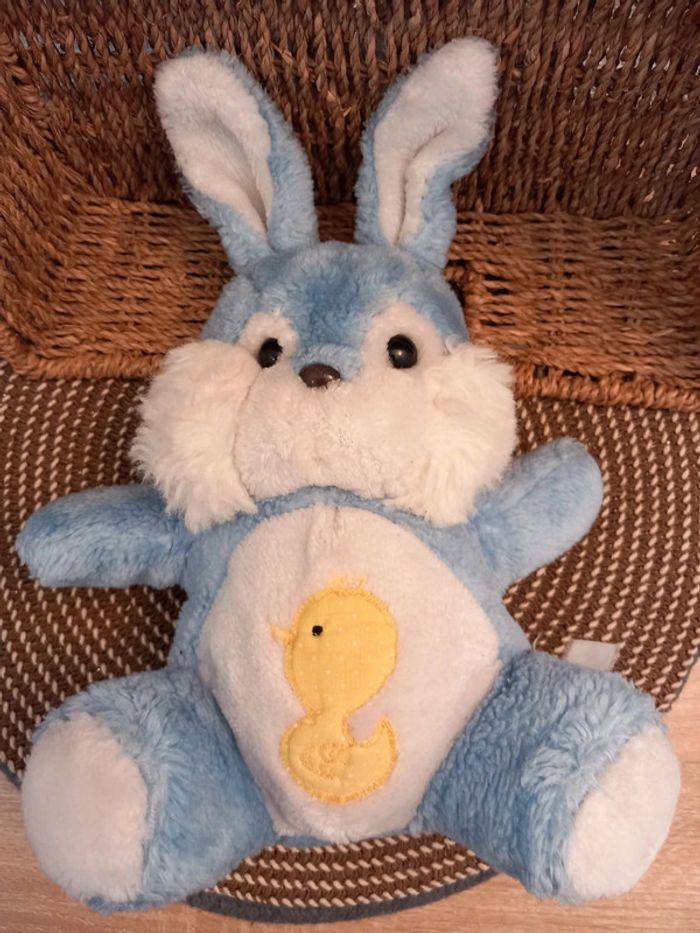 Peluche doudou vintage lapin nounours 32cm - photo numéro 6