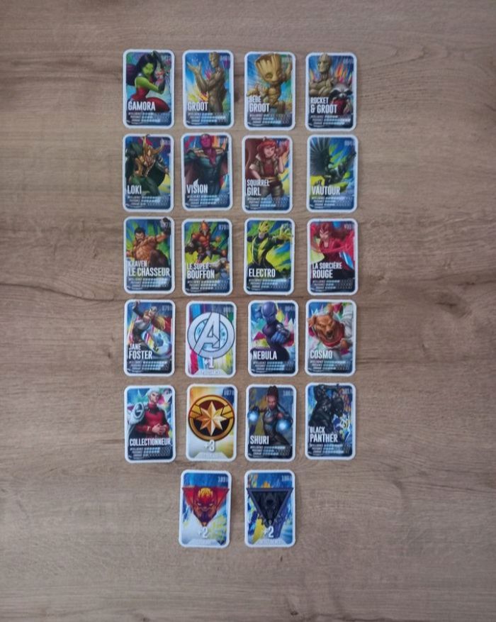 Cartes " Marvel 2022 " 44 + 12 - photo numéro 2