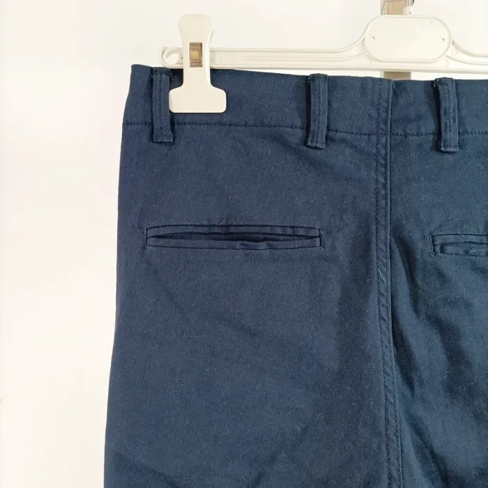 Short bleu marine Jack & Jones coupe regular homme taille S coton stretch été A1347 - photo numéro 8