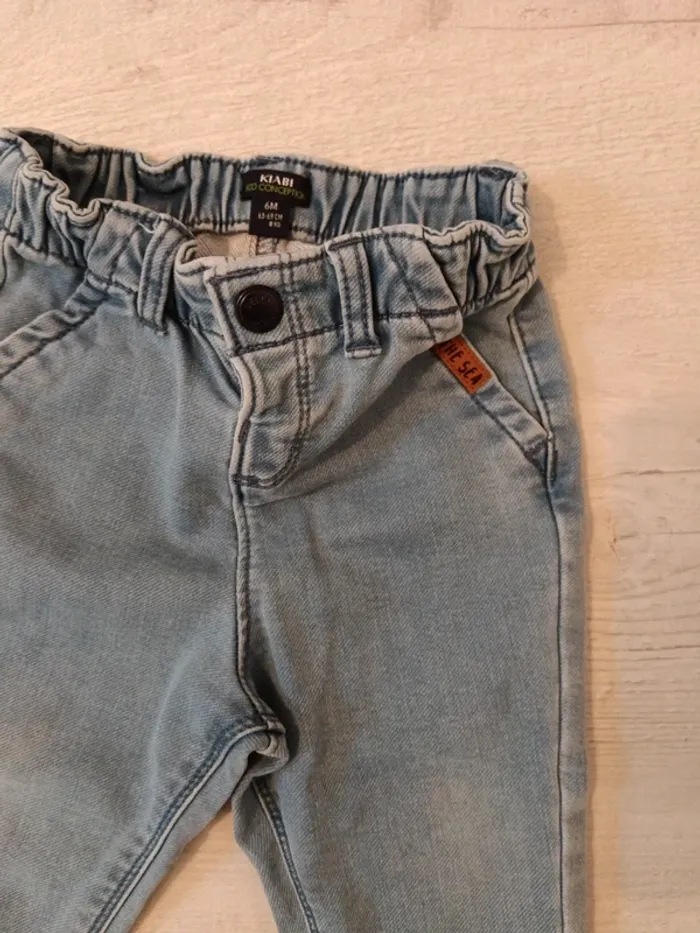 Pantalon jean Kiabi 6 mois TBE - photo numéro 3