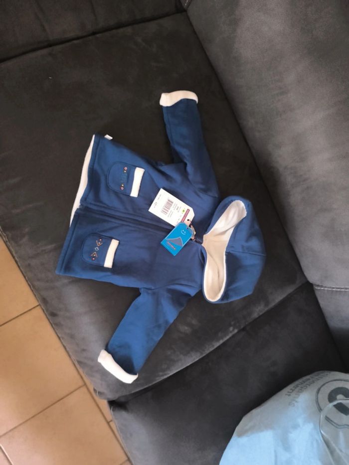 Gilet a capuche laine chaude neuf sergent major taille