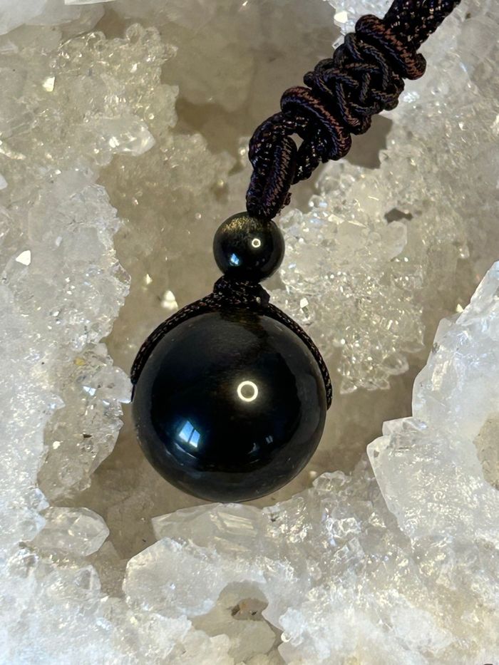 Collier en obsidienne noire – Protection & Ancrage - photo numéro 8