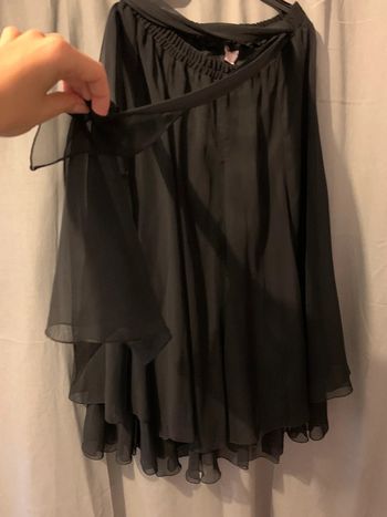 Jupe longue à voile