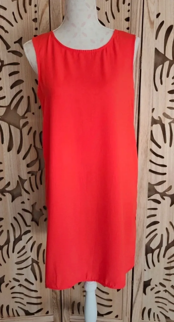 Robe fluide bas arrondi T 38 Camaïeu - photo numéro 2