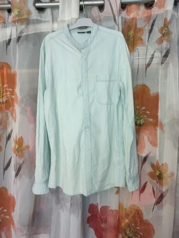 Chemise effet jeans