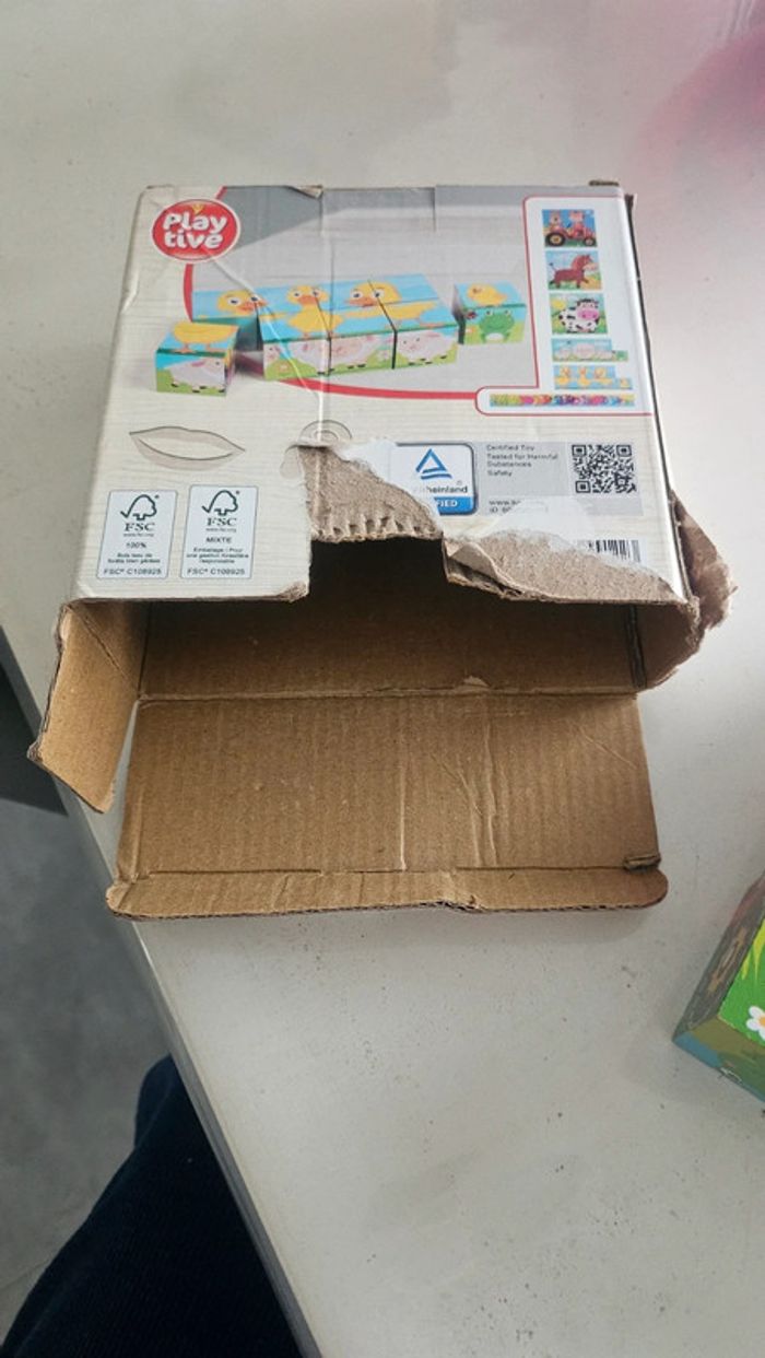 Puzzle en cubes bois - photo numéro 3