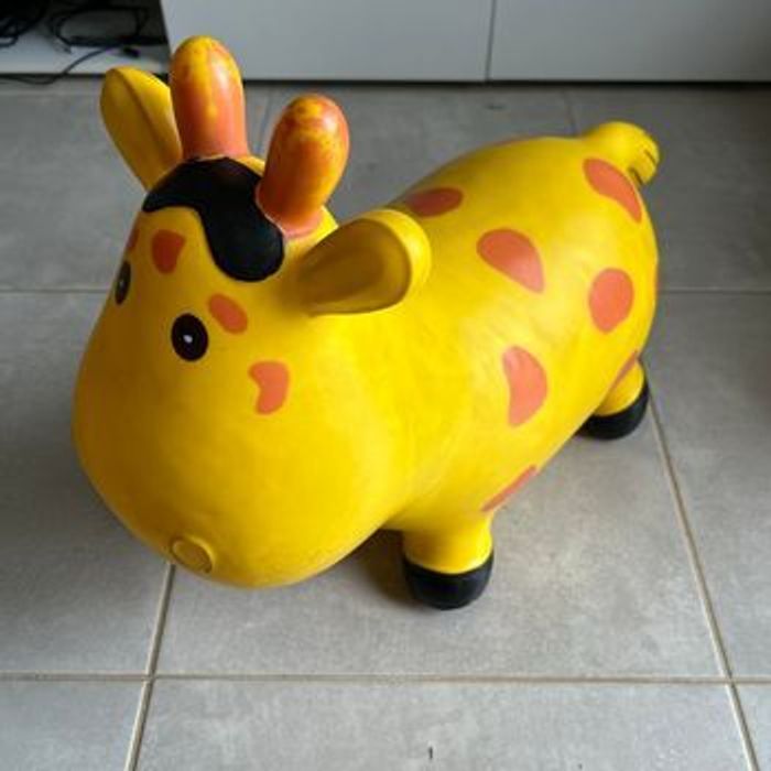 Animal sauteur  Vache gonflable