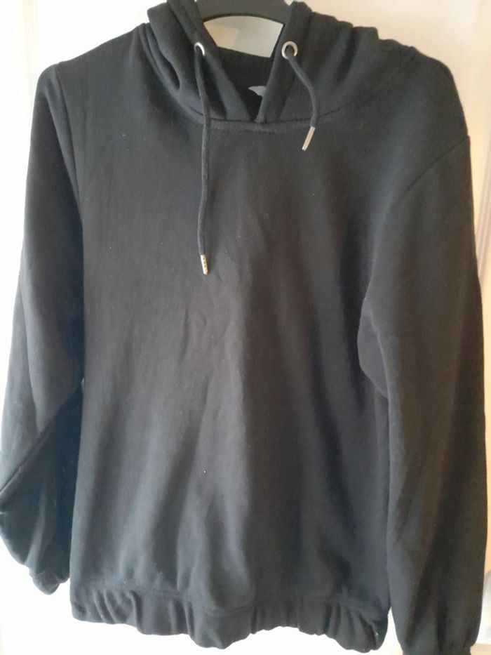 Sweat capuche noir