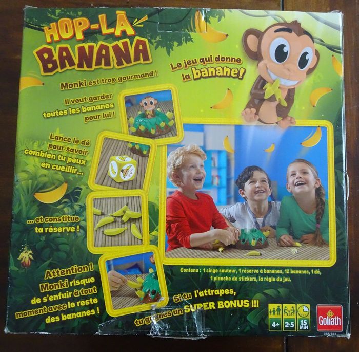 Jeu de société GOLIATH Hop la banana dès 4 ans - photo numéro 2