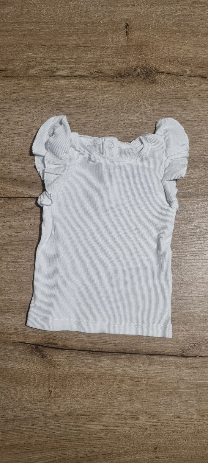 T-shirt MC côtelé 12 mois neuf