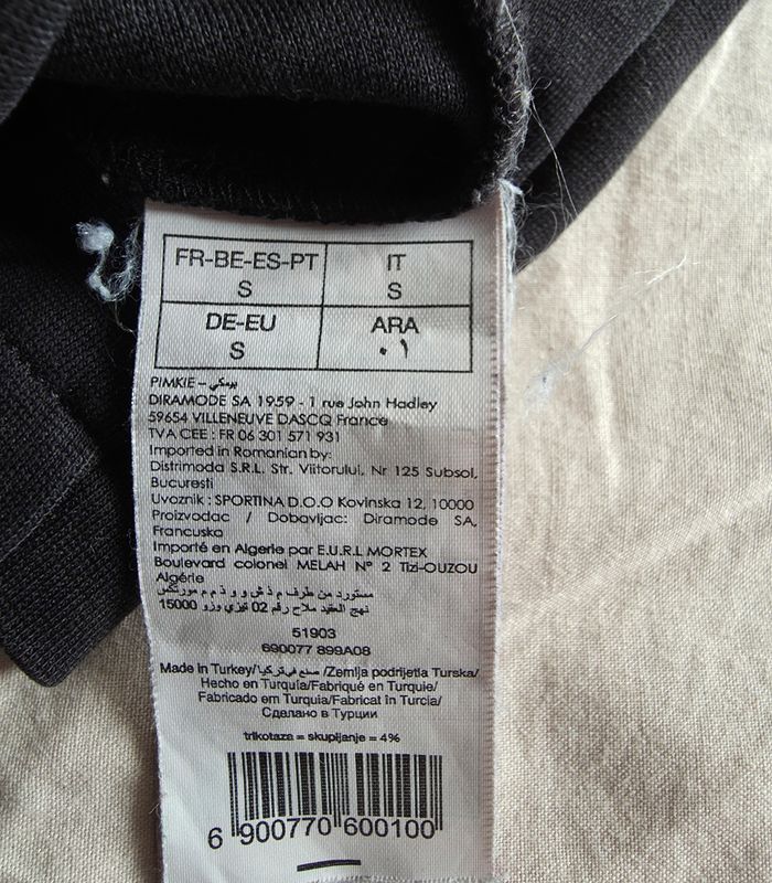 Pimkie Jupe Droite Maille Noir S - photo numéro 3