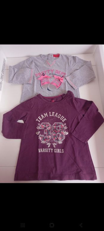 Lot de 2 t-shirts manches longues