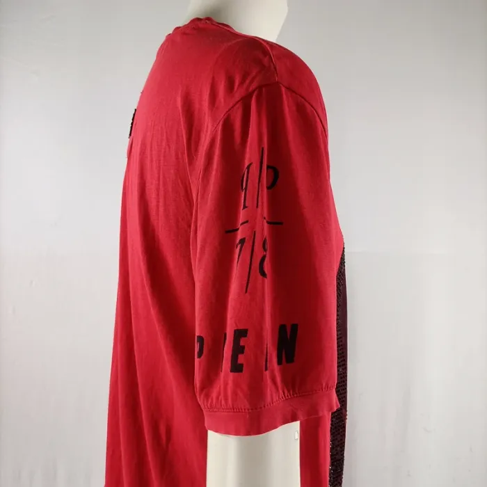 T-shirt imprimé & strass - Philipp Plein - Taille L A1293 - photo numéro 4
